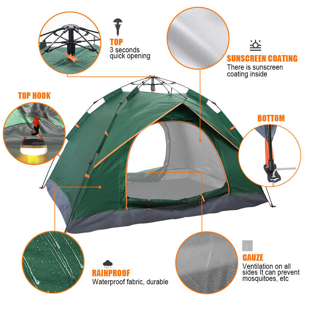 Ultimate Outdoor Shelter: 2-3 Person Pop-Up Tent