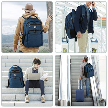 Laptop Backpack with USB Charging & Headphone Port