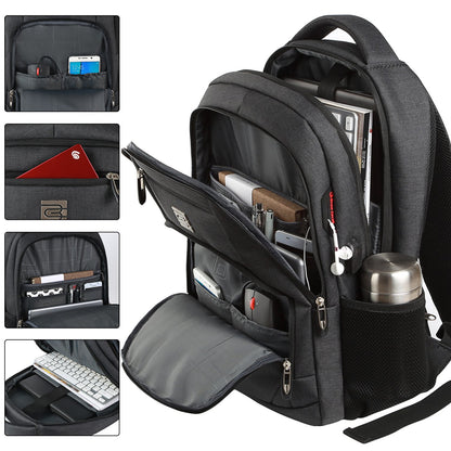 Laptop Backpack with USB Charging & Headphone Port